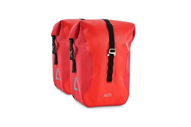 Cube Acid Travlr Pro SMLink 20/2 Pannier Bags - Flame/Black