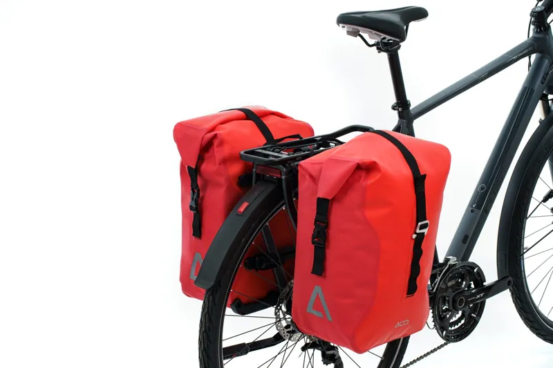 Cube Acid Travlr Pro SMLink 20/2 Pannier Bags - Flame/Black-4