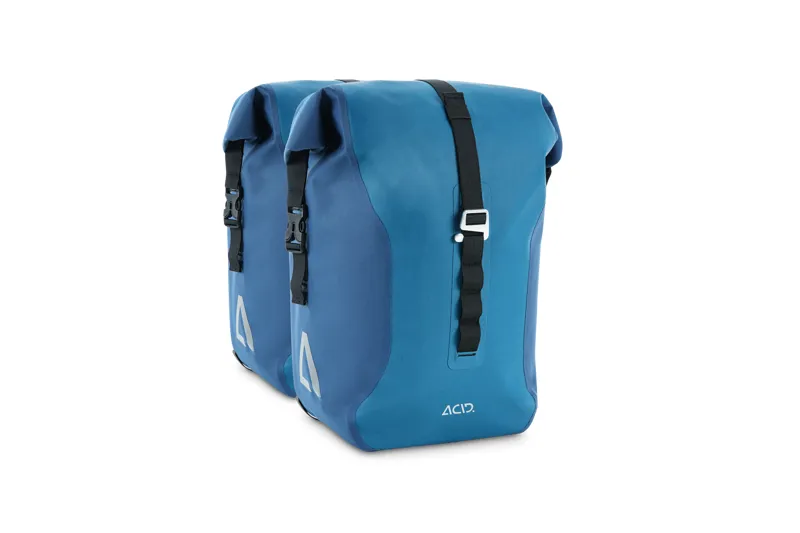 Cube Acid Travlr Pro SMLink 20/2 Pannier Bags - Dark Blue/Black
