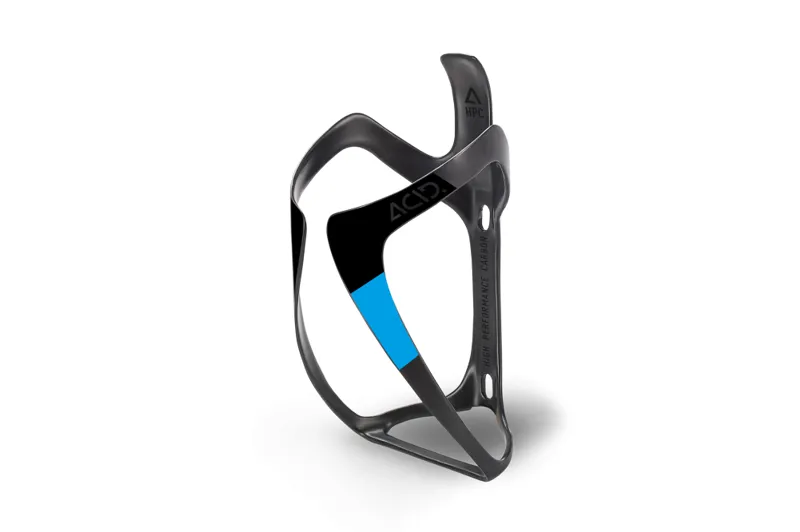 Cube Acid HPC Carbon Bottle Cage - Black/Blue