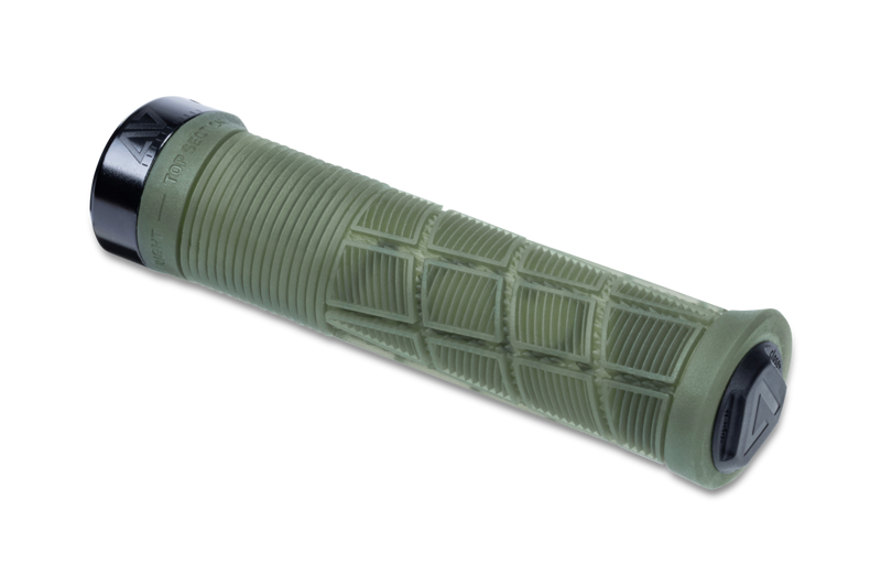 Cube Acid Disrupt MTB Grips - Translucent Olive