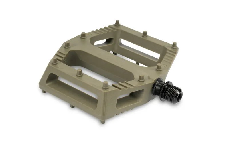 Cube Acid C6-ZP Flat MTB Pedals - Olive-2
