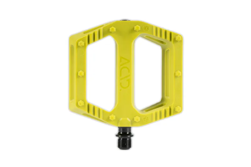 Cube Acid C6-ZP Flat MTB Pedals - Lime