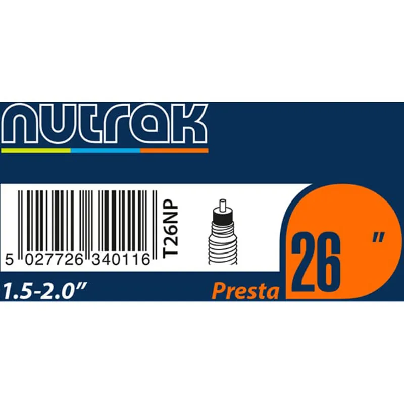 Nutrak Inner Tube - 26 x 1.5 - 2.0 inch - Presta