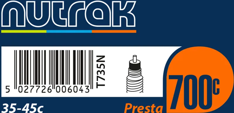 Nutrak Inner Tube - 700 x 35 - 45c - Presta