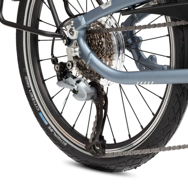 Tern BYB P8 20w Folding Bike - Matte Blue-1
