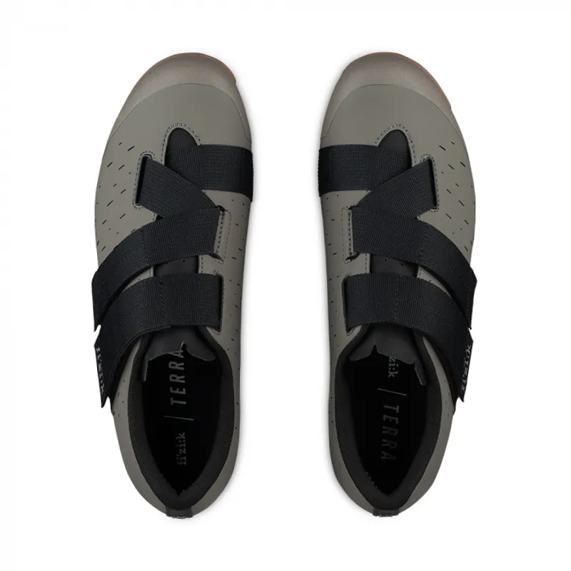 Fizik X4 Terra Powerstrap Gravel Road Shoes - Mud/Caramel-2