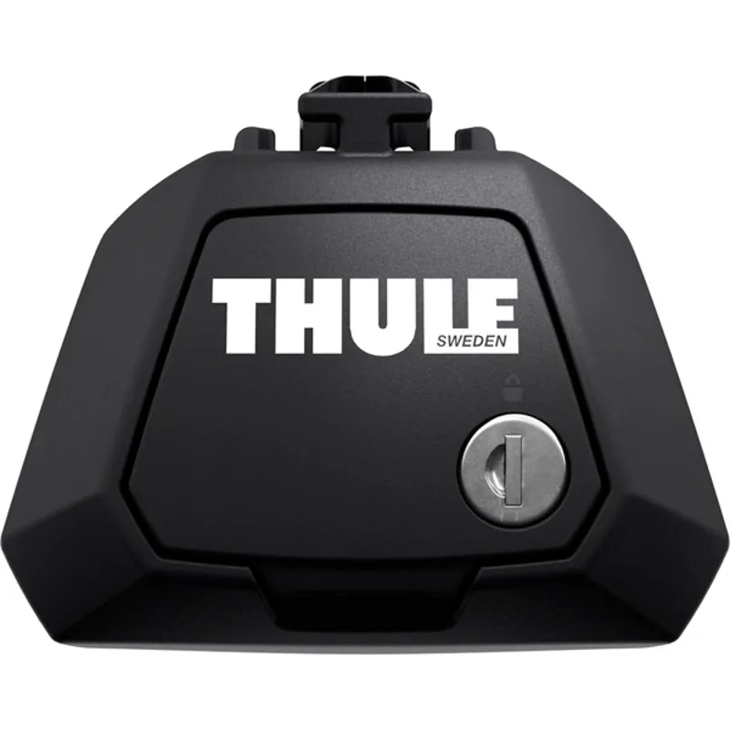 Thule Evo Raised Rail Foot Pack for  Roof Rails - 4 Pack - Black