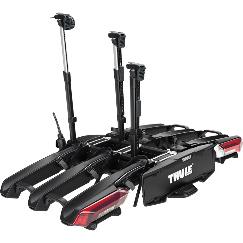 Thule Epos ParkSecure 3-Bike 13-Pin Towball Bike Carrier - Black/Silver