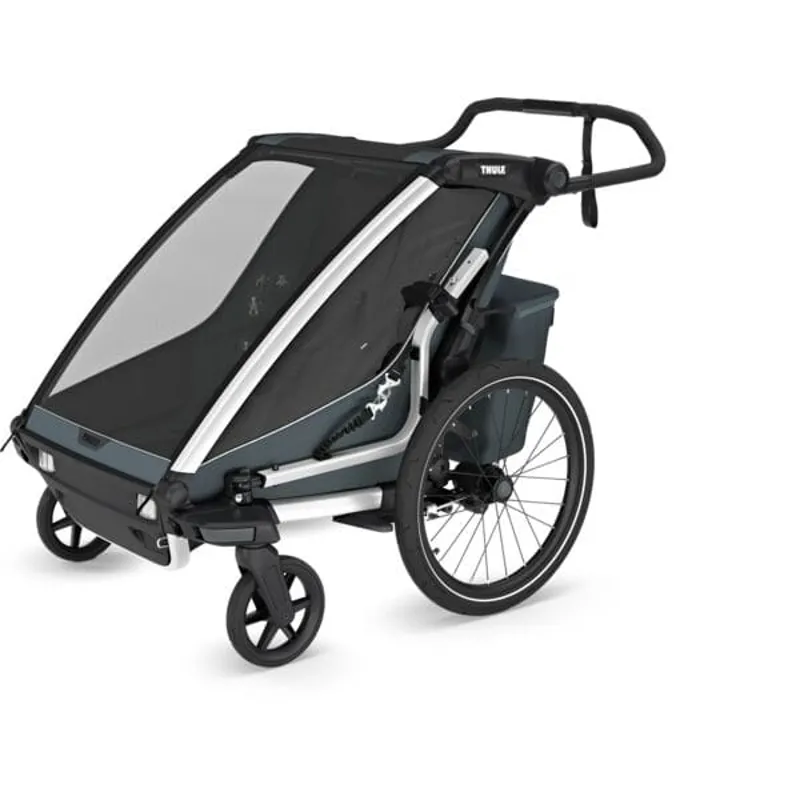 Thule Chariot Cross 2 Double Child Carrier - Slate Grey