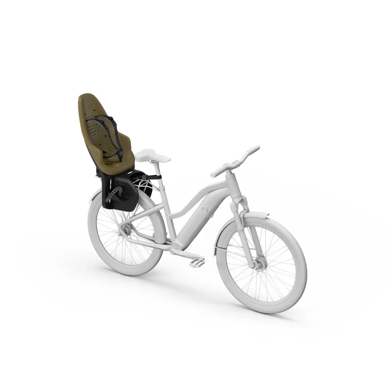 Thule Yepp 2 Maxi Rear Seat Rack Mount Child Seat - Nutria Green-3