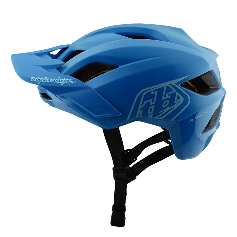 Troy Lee Designs Flowline Mips MTB Helmet - Point Cobalt/Blue