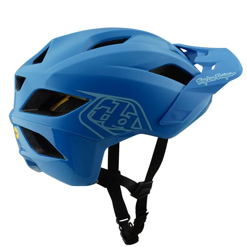 Troy Lee Designs Flowline Mips MTB Helmet - Point Cobalt/Blue-1