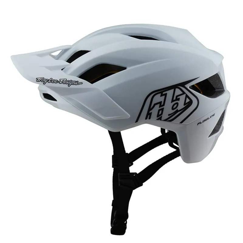 Troy Lee Designs Flowline Mips MTB Helmet - Point White/Black