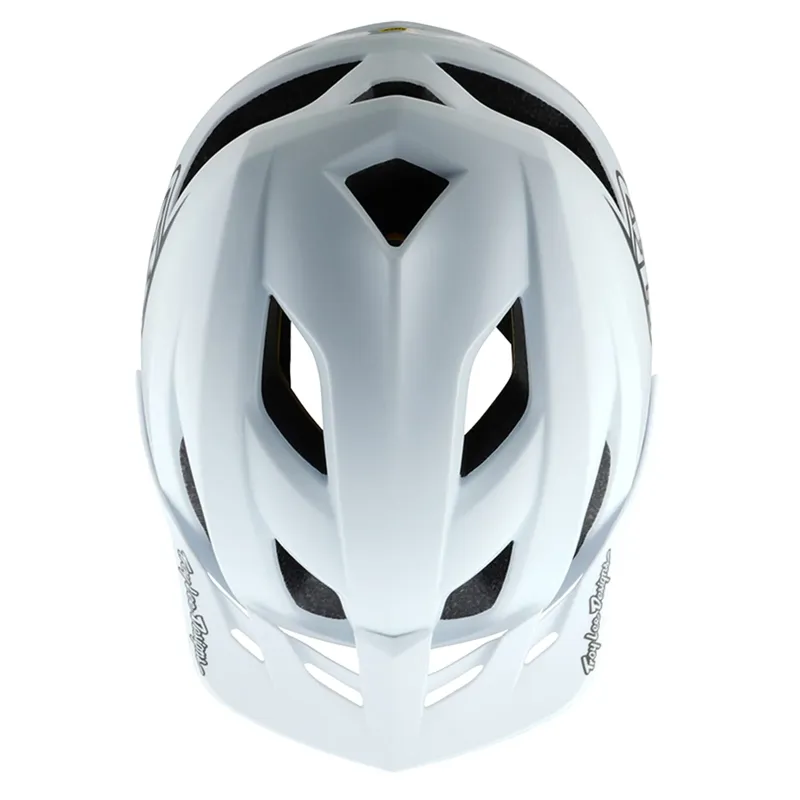 Troy Lee Designs Flowline Mips MTB Helmet - Point White/Black-3