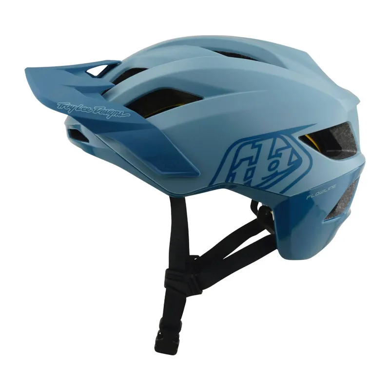 Troy Lee Designs Flowline MIPS MTB Helmet - Point Dawn Blue/Sapphire-2