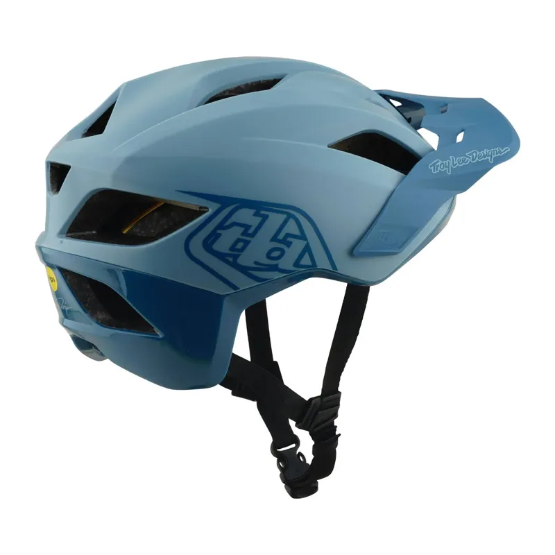 Troy Lee Designs Flowline MIPS MTB Helmet - Point Dawn Blue/Sapphire-5