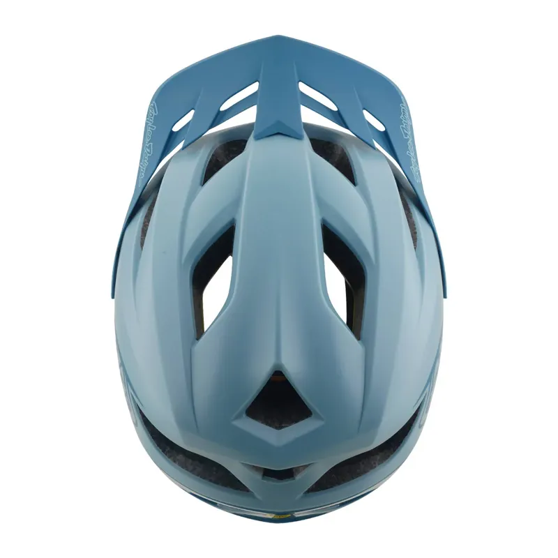 Troy Lee Designs Flowline MIPS MTB Helmet - Point Dawn Blue/Sapphire-7