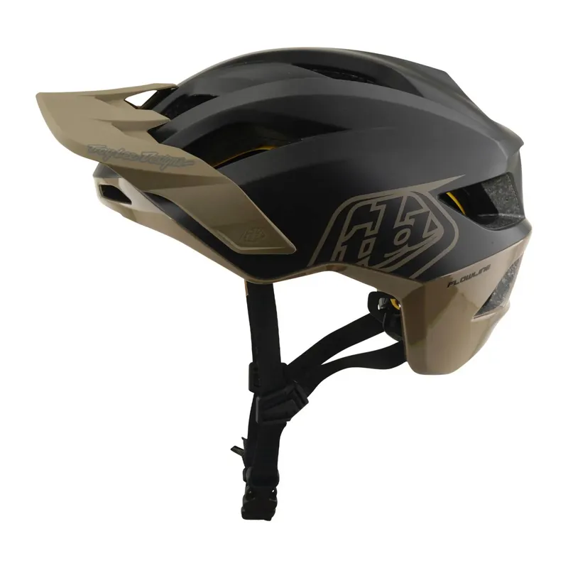 Troy Lee Designs Flowline MIPS MTB Helmet - Point Charcoal/Timber-2