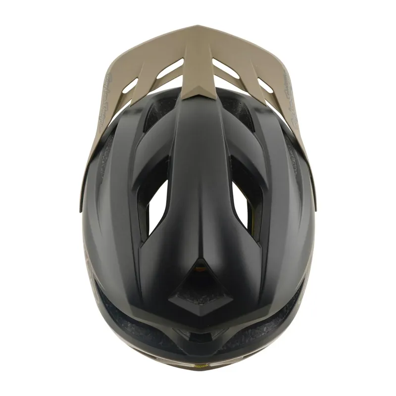 Troy Lee Designs Flowline MIPS MTB Helmet - Point Charcoal/Timber-7