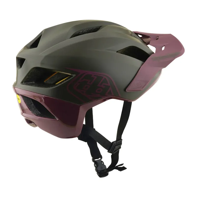 Troy Lee Designs Flowline MIPS MTB Helmet - Point Caper/Prune-5