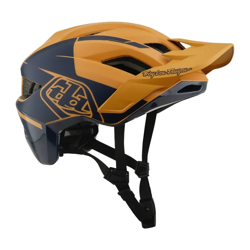 Troy Lee Designs Flowline SE MIPS MTB Helmet - Hydro Mustard/Black Iris-1