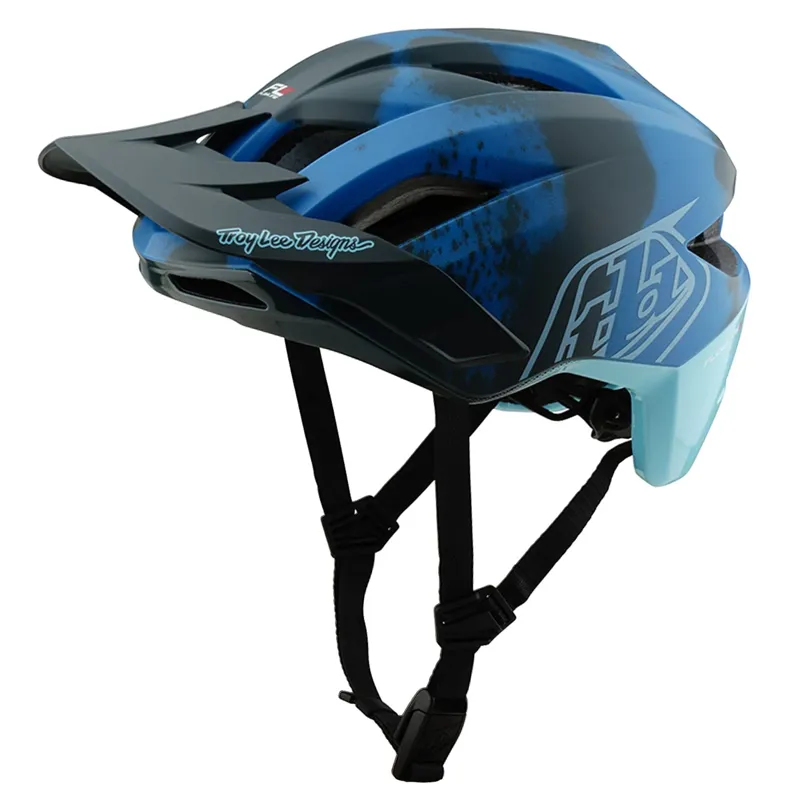 Troy Lee Designs Flowline SE Mips MTB Helmet - Badge Camo Blue-2