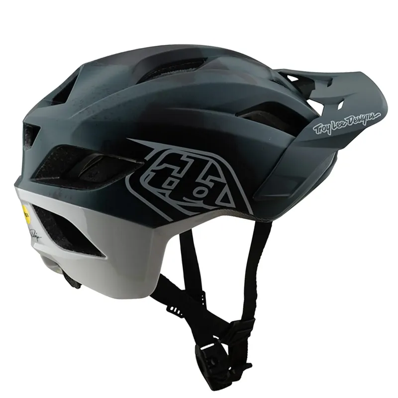 Troy Lee Designs Flowline SE Mips MTB Helmet - Badge Camo Grey-1