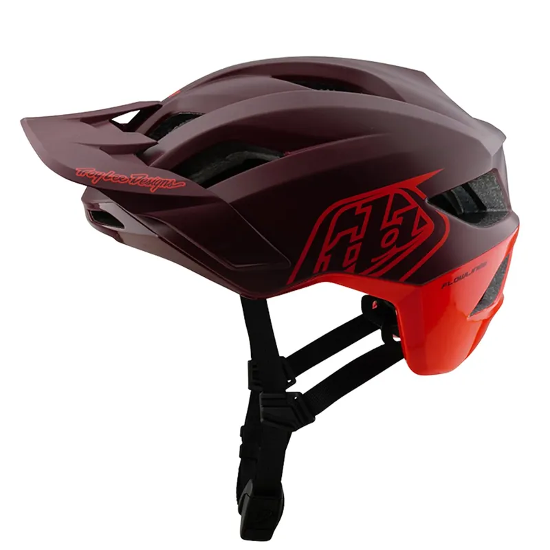 Troy Lee Designs Flowline SE Mips MTB Helmet - Badge Maroon