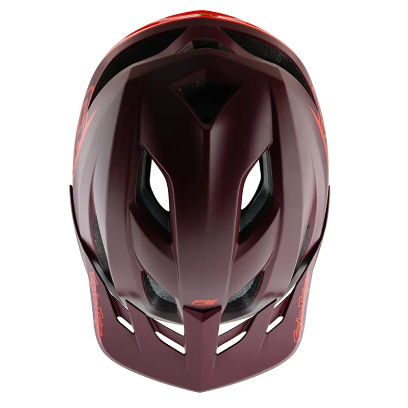 Troy Lee Designs Flowline SE Mips MTB Helmet - Badge Maroon-3