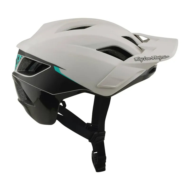 Troy Lee Designs Flowline SE MIPS MTB Helmet - Stacks Pumice/Real Teal-3