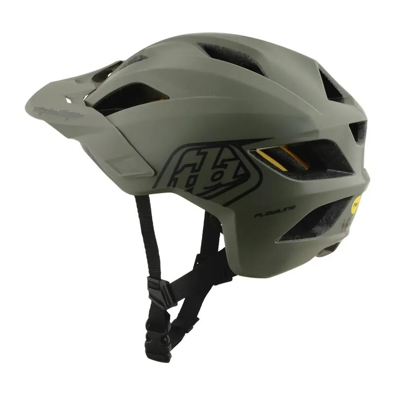 Troy Lee Designs Flowline MIPS Youth Helmet - Point Army/Phantom-2