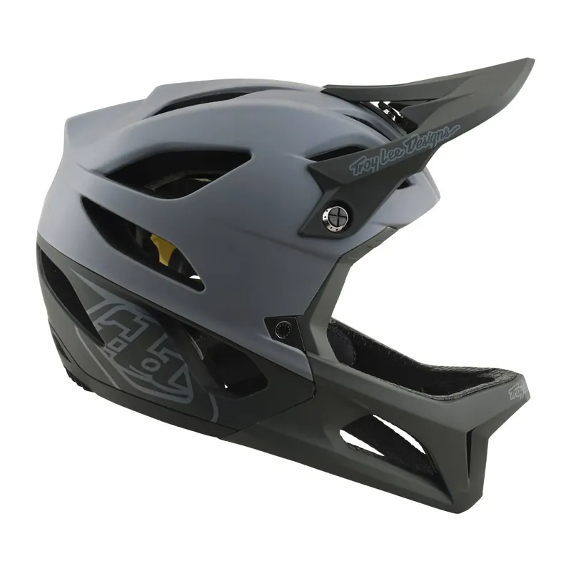 Troy Lee Designs Stage MIPS Full Face Helmet - Drone Grey-3