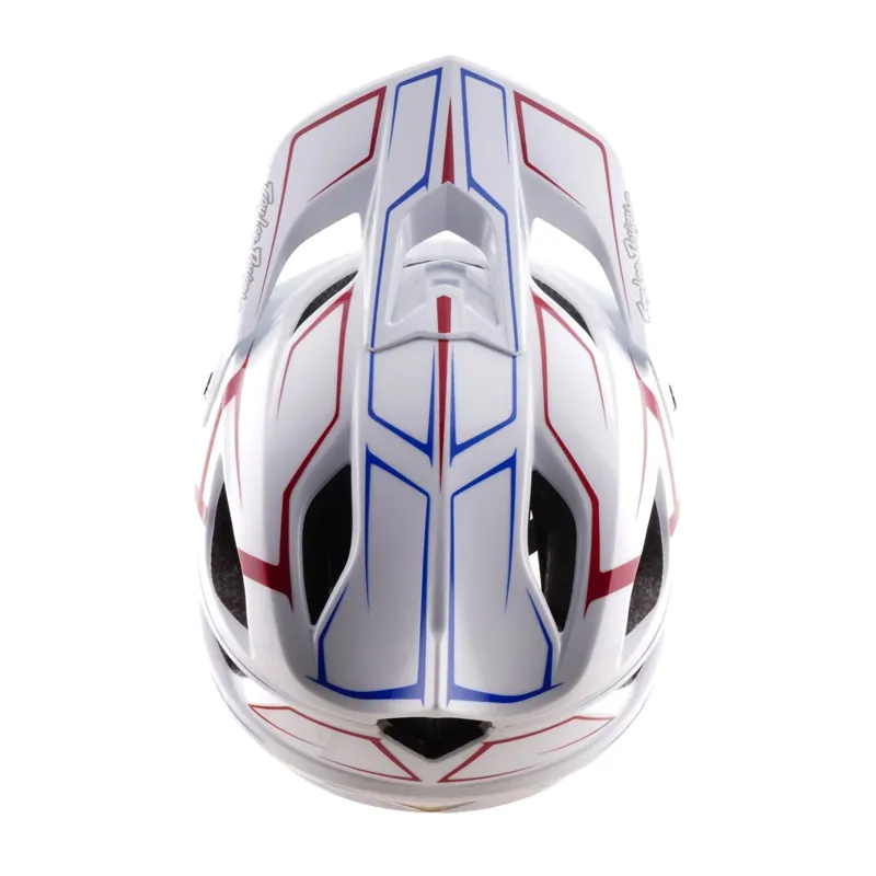 Troy Lee Stage Stunt  Mips Helmet - Pinstripe White-7