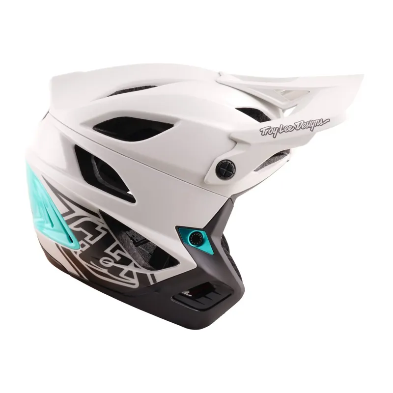 Troy Lee Stage Stunt  Mips Helmet - Drone Pumice/Real Teal-3