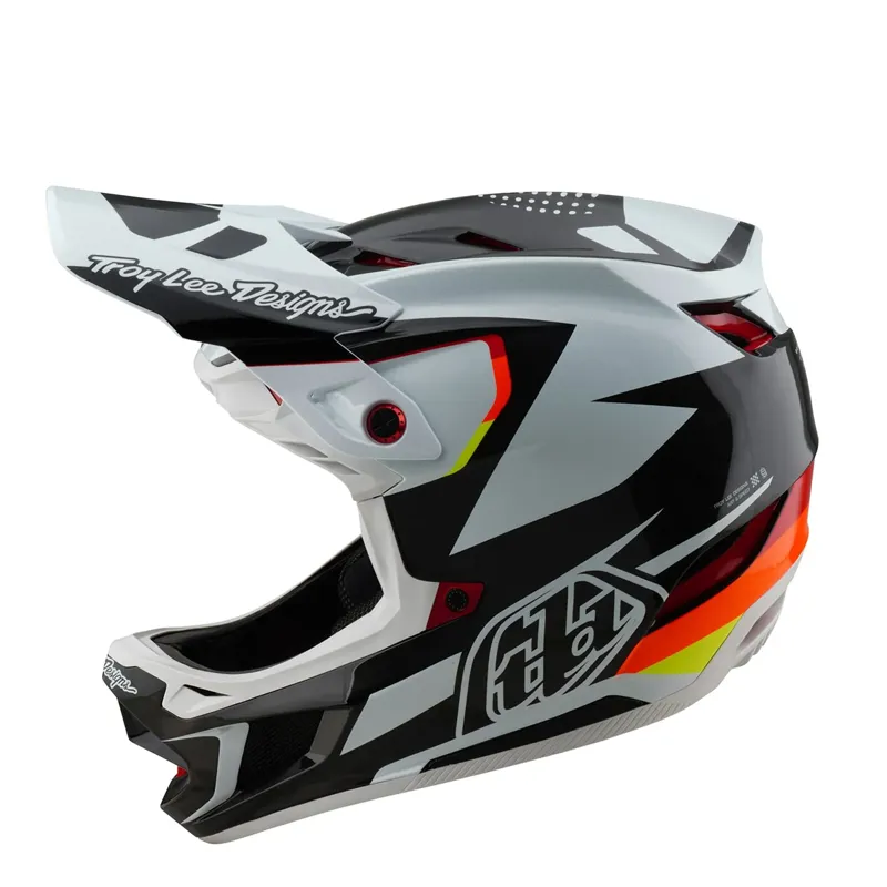 Troy Lee Designs D4 Carbon Mips Full Face Helmet - Optic Black