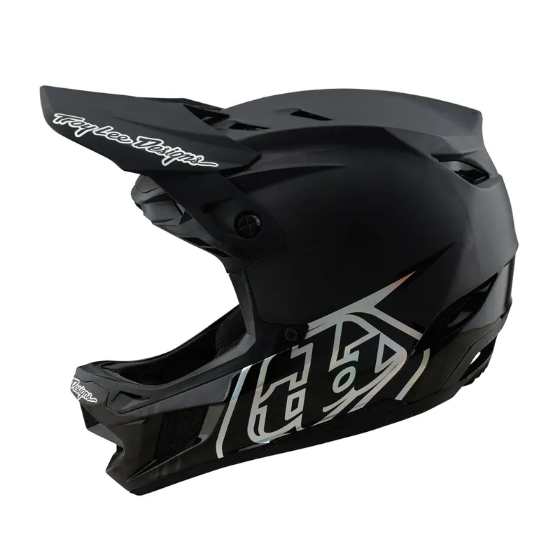 Troy Lee Designs D4 Carbon Mips Full Face Helmet - Stealth Black