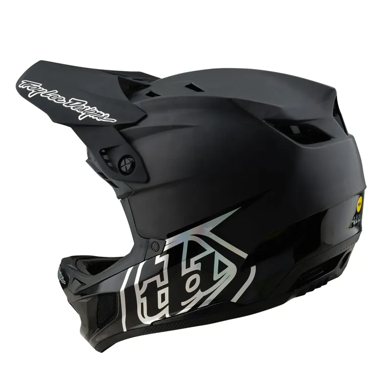 Troy Lee Designs D4 Carbon Mips Full Face Helmet - Stealth Black-4