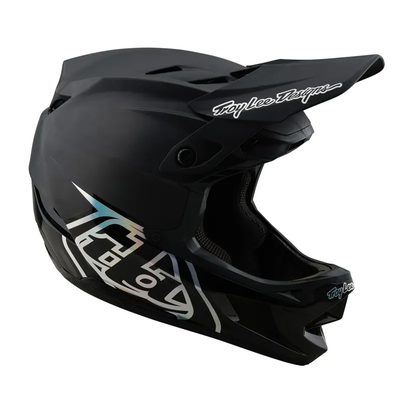 Troy Lee Designs D4 Carbon Mips Full Face Helmet - Stealth Black-3