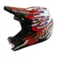 Troy Lee Designs D4 Composite MIPS Full Face Helmet - Overspray White/Red