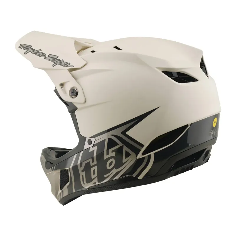 Troy Lee Designs D4 Composite MIPS Full Face Helmet - Stealth Pumice-4