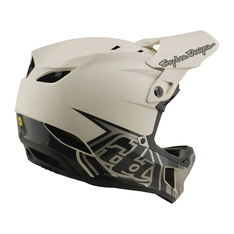 Troy Lee Designs D4 Composite MIPS Full Face Helmet - Stealth Pumice-5