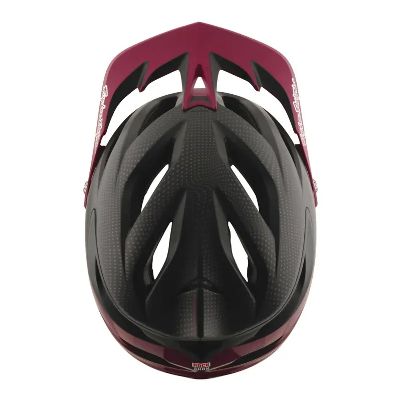 Troy Lee Designs X SRAM Radioscape A3 Mips MTB Helmet - Black/Berry-3
