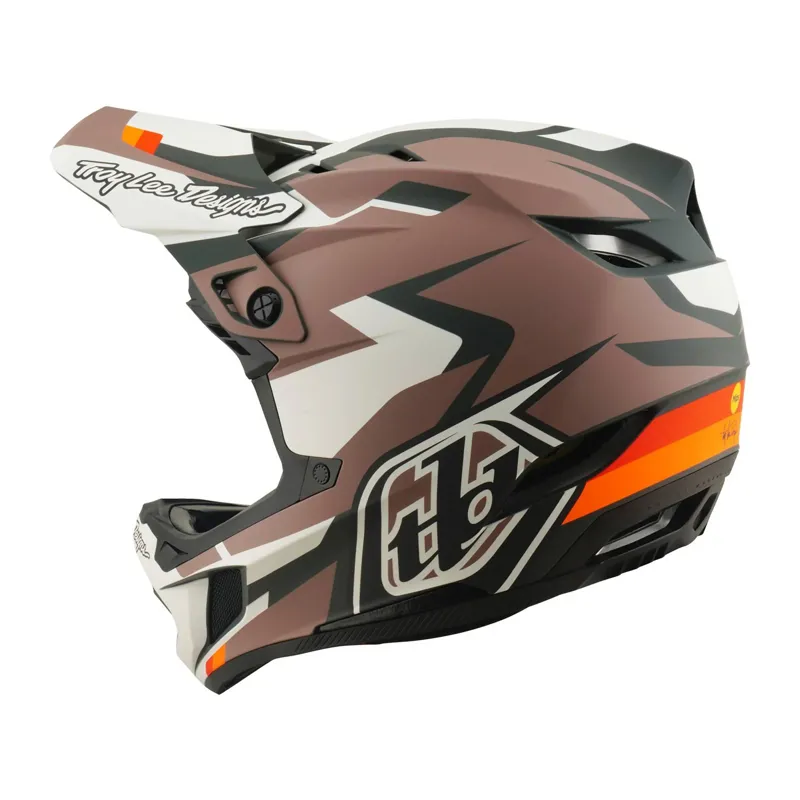 Troy Lee Designs D4 Polyacrylate Mips Full Face Helmet - Roamer Clay-2