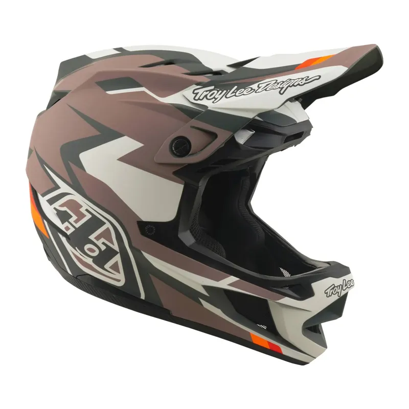Troy Lee Designs D4 Polyacrylate Mips Full Face Helmet - Roamer Clay-1