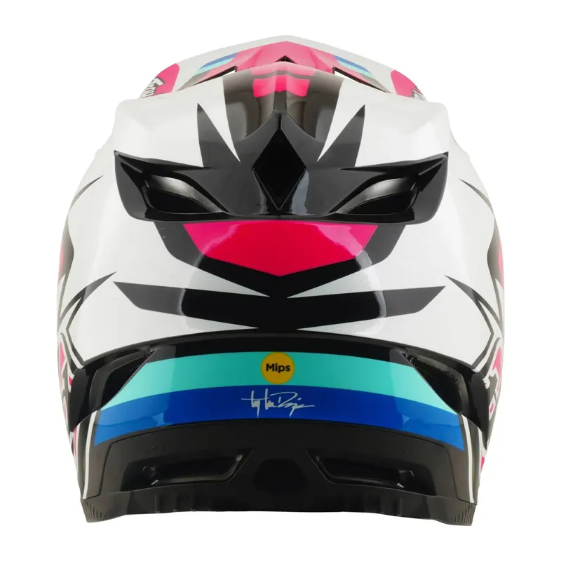 Troy Lee Designs D4 Polyacrylate Mips Full Face Helmet - Roamer Magenta-6