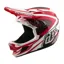 Troy Lee Designs D4 Polyacrylate Mips Full Face Helmet - The Line Fire/White