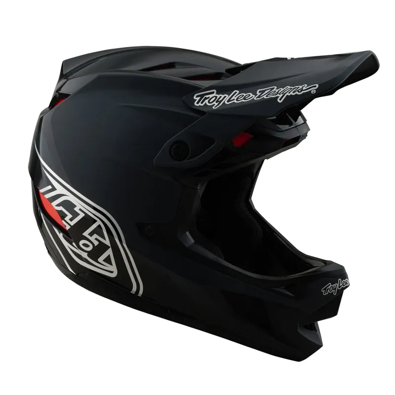 Troy Lee Designs D4 Polyacrylate Mips Full Face Helmet - Shadow Black-3