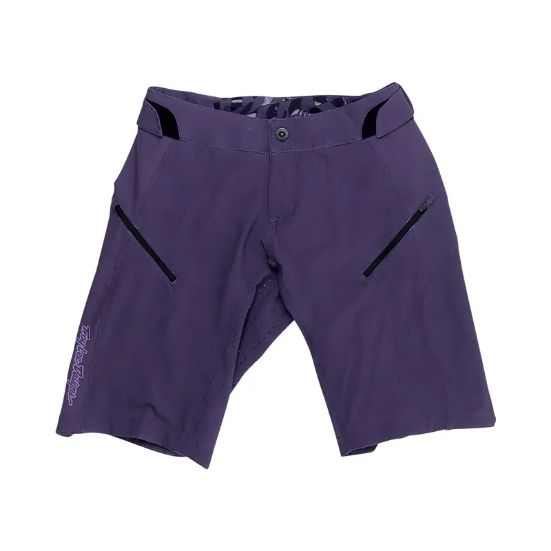 Troy Lee Lilium Women's Baggy Shorts Shell Only - Solid Deep Purple