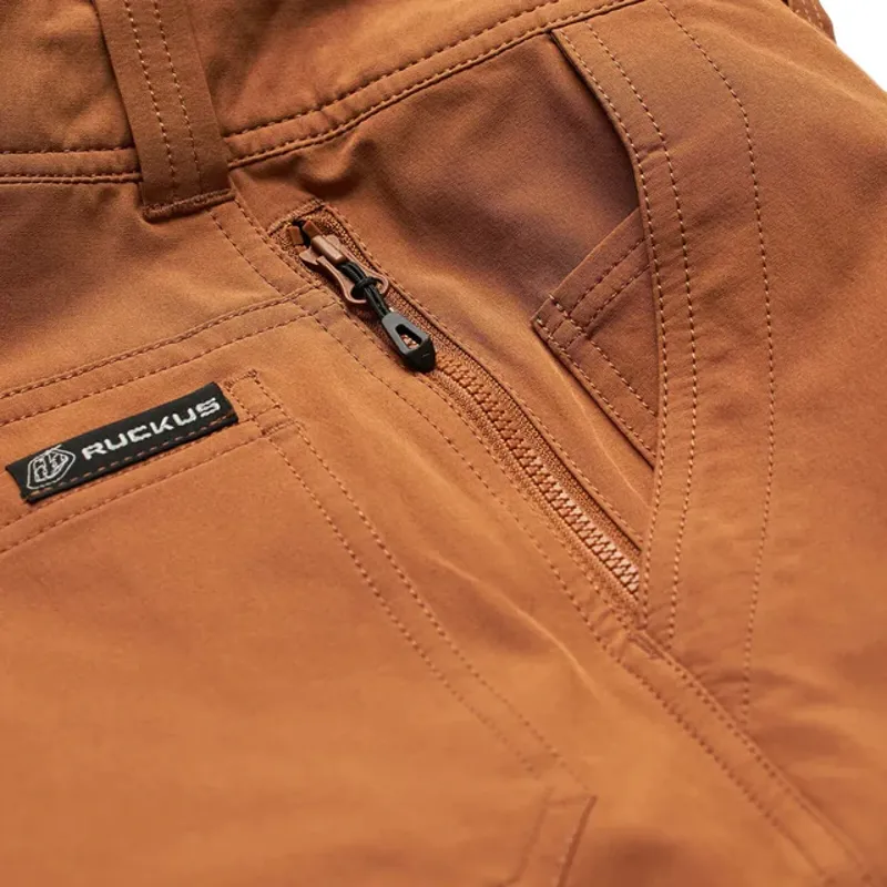 Troy Lee Designs Ruckus Long Travel Men's Trousers - Mono Dark Canvas 3-1